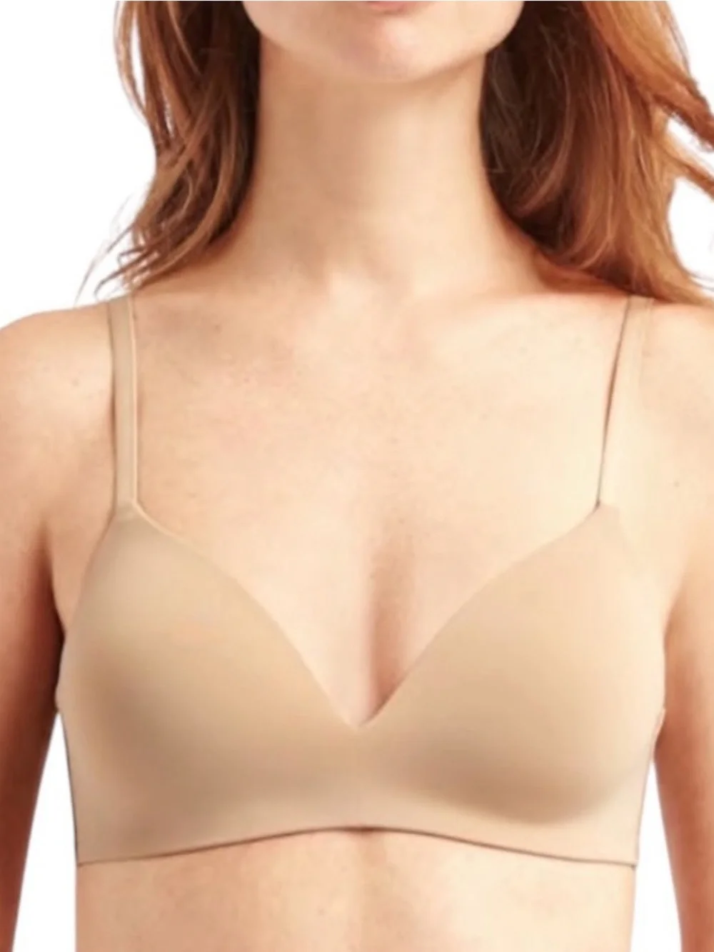 GAP Everyday Smooth Wireless Bra Cognac Lightly Lined Convertible NWT-36B